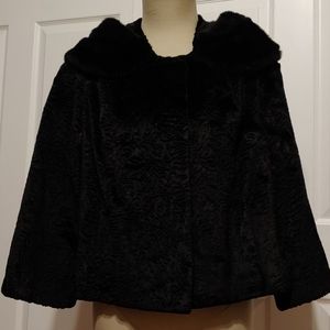 ❓Vintage Black Faux Jacket